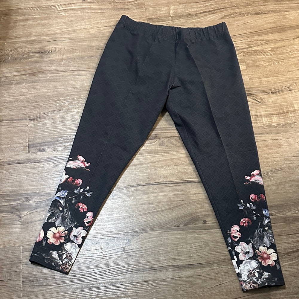 Soft Surroundings Charcoal Textured Pants